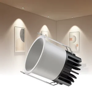 ALLWAY Price Ceiling Recessed Aluminum Housing Inodor Home Hotel Porject 3w 5w 7w 9w 12w LED Downlight