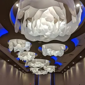 ANNO Architectural Pendant Lighting for Commercial Reception Space