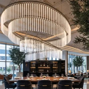 ANNO Modern Feature Lighting Fixture for Luxury Dining Area Project