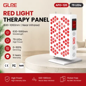 APO 120 7 Wavelengths Red Light High Power Red Light Therapy Panel 630nm 1060nm Red Light Therapy Professional Medical Device