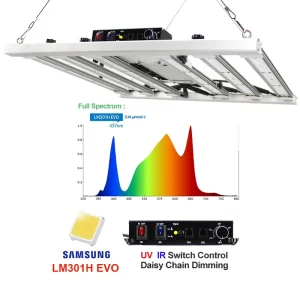 APP Smart Controller 240W 320W LM301H EVO Full Spectrum Led Grow Light for Hydroponic Plant Growth
