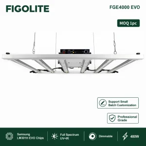 APP Smart Controller Indoor Plants 480 Watt Bar LED Grow Light 6 Bars Spider Style LM301H EVO Full Spectrum