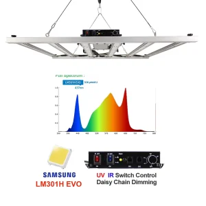 APP Smart Controller LM301H EVO 480W Indoor Grow Lights Quantum Bars Full Spectrum UV IR