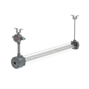 ATEX IP66 Rated 4FT 60W Direct & Indirect LED Linear Light Surface Mounted Hanging Explosion Proof Linear Light