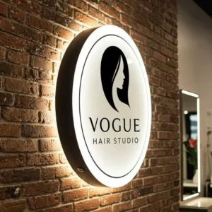 Acrylic Custom Logo Advertising Oval Round Lightbox Light Box Signage Indoor Acrylic Led Light Box Outdoor Circular Led Lights