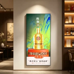 Acrylic Light Box 10cm Edge Lit Wall Mount Display Frame for Gallery Event Use
