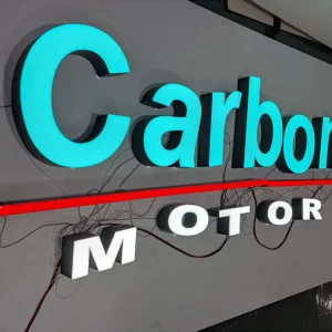 Acrylic Light Box Outdoor Hanging Sign Cafe Sign Rectangle Street LED Light Sign Waterproof Business Signage for Cafe