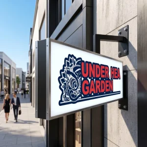 Acrylic Round Stainless Steel Frame Waterproof LED Lit Indoor Outdoor Billboard Advertising Light Box with 3D Letter Sign