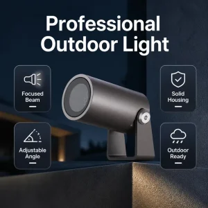 Adjustable Angle Architectural LED Flood Light 2W 6W 12W Outdoor IP65 Landscape Lighting for Hotel Villa Garden Building Project