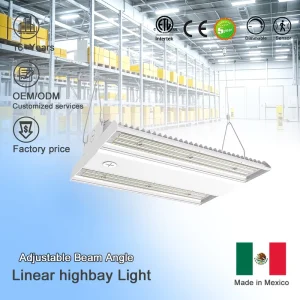 Adjustable Beam Angle for Linear High Bay 4000-5000K CCT Tunable 0-10V Dimmable Sensor Ready DLC 6.0 5-Year Warranty Lighting