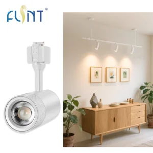 Adjustable Beam Modern Commercial COB LED Track Light 15W Triac Dimmable JUNO Track 3000K CRI90 Indoor Lighting