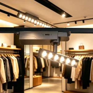 Adjustable Black LED Grille Track Light 5W 20W Options 3 in 1 Color Temperature Modern Aluminum Spotlight for Retail