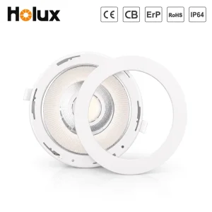 Adjustable COB LED Recessed Downlight Aluminum Ceiling Spotlight CE RoHS ErP IES LDT 5 Year Warranty for Hotel Office