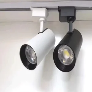 Adjustable COB LED Track Light Linear Dimmable Commercial Spotlights Modern Aluminum Smart Recessed Rail Lighting