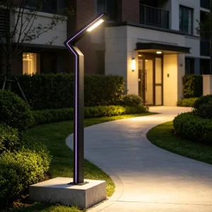 Adjustable Color Temperature Garden Light Modern Minimalist LED Courtyard Lighting for Backyard