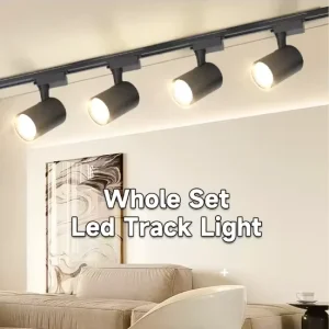 Adjustable Commercial Track Lighting for Apparel Stores Color Focused COB Spotlights Track Lights LED Track Lighting