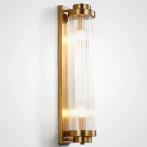 Adjustable LED Crystal Wall Sconce Gold Metal Modern Luxurious Style Indoor Lighting Fixture Living Room Wall Lamp Home Decor