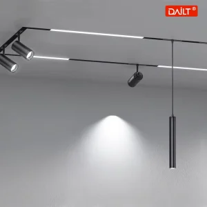 Adjustable Light Anti Glare LED Spotlight 20mm Magnetic Track for Home Commercial Shop Display Lighting Magnetic Track Light