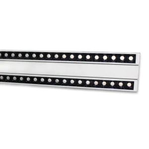 Adjustable Polarized Linear Led Light 60w Louvered Linear Light Anti Glare Supermarket Office Lighting