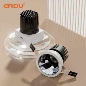 Adjustable Recessed Anti Glare Inner Spot Lights Led Spotlight Trimless Downlights