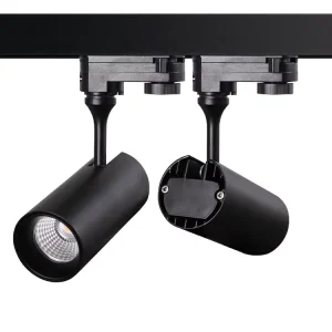 Adjustable Track Light Aluminum Housing Zoomable Spotlight Dimmable Led Rail Track Light for Commercial Hotel Office Buildings