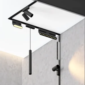 Advanced Magnetic Track Lighting Pendant Linear Spot 48V LED Ultrathin Zigbee Smart Commercial Light Track Rail Systems