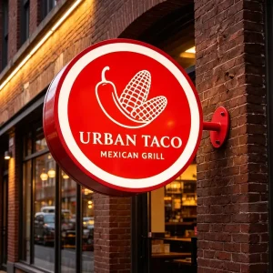 Advertising Aluminum Frame Double Sided Weatherproof LED Light Box Sign for Outdoor Restaurant Business Logo Sign Board