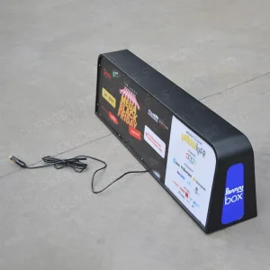 Advertising Board Car Taxi Roof Top Big Light Box Acrylic Sign Car Light Box