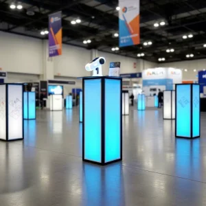 Advertising Custom LOGO Foldable LED Illuminated Multi Power Lightbox for Trade Show Exhibition (TA101B)