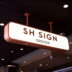 Advertising Custom Light Boxes Signage Waterproof Logo Advertising Light for Business Convenience Store Decor