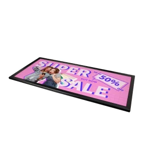 Advertising Display Light Boxes Frame Ultra Thin Metal Lighting LED Light Box for Retail Store