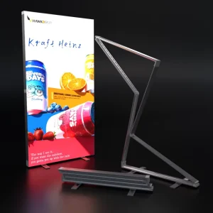 Advertising Equipment Manufacturers Aluminum Frame Folding Display LED Light Boxes Stand