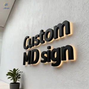 Advertising Illuminated Outdoor Light LED Letter Business Store Front Sign 3D Acrylic Light up Custom LED Sign for Business