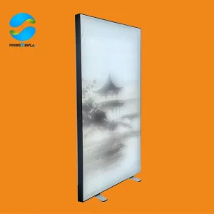 Advertising Light Box Aluminum Floor Standing LED Light Box Poster Advertising High Brightness Eco Friendly Indoor Use 5000