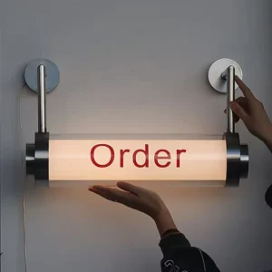 Advertising Light Box Double Sided Rectangle Decorative Acrylic and Stainless Steel LED Outdoor Advertising Light Box