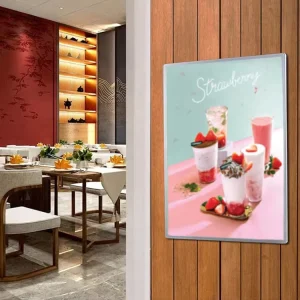 Advertising Light Box Ultra Slim LED Light Board Floor Standing Poster Frame Desktop LED Lighting Box