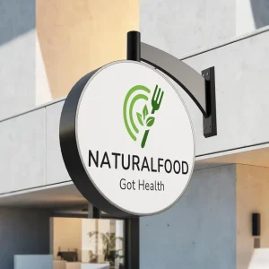 Advertising Light Boxes Custom Rectangular Wall Mounted Coffee Shop Signage Outdoor Waterproof Custom LED Light Box Display