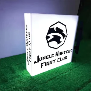 Advertising Light Boxes LED Logo Sign Custom Acrylic Lightbox Metal Frame 3D Logo Advertising Letters Lightbox Sign