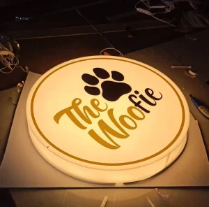 Advertising Light Boxes LED Metal Exhibition Double Side Sign Display Seg Lightbox