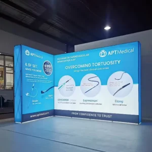 Advertising Lightbox for Exhibition Trade Show Background Folding LED Lightbox Aluminium Alloy Stand for Trade Show Equipment