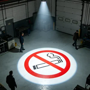 Advertising Lights 300W 600W Gobo Projection Customizable Warning Signs Waterproof Dustproof Shockproof
