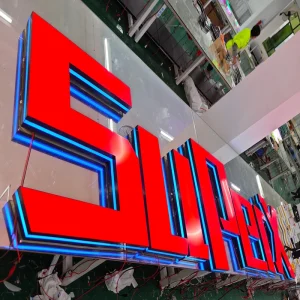 Advertising Lights Custom Outdoor Business Customize Rgb Led Letter Electronic Signs Illumin Light Sign Marquee Letters Signage