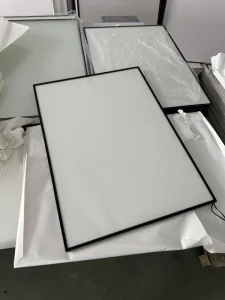 Advertising Movie Poster Frame Light Box Ultra Thin LED Light Box Menu Board Wall Mounted Backlit Poster Frame for Restaurant