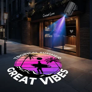 Advertising Projection Lamp Commercial logo Outdoor LED Store Text Pattern Ground Sign Door Advertising Light Spotlight