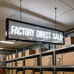 Advertising Rectangle LED Lighted Signs Multi Colors Logo Display Hanging Illuminated Light Boxes for Decoration