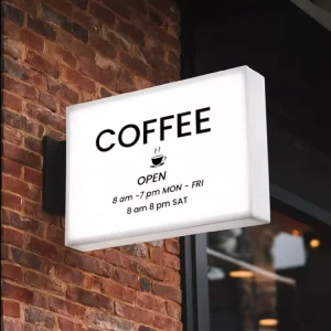 Advertising Round LED Light Box Sign Indoor Outdoor Business Shop Signage Waterproof Customizable Colors