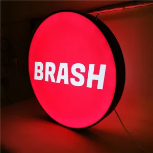 Advertising Round Light Box Outdoor Double Sided Light Box Sign