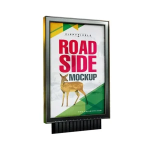 Advertising Scrolling Fabric LED Light Box Backlit Banner