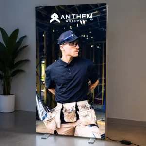 Advertising Seg Light Box Aluminum Trade Show Exhibition Booth Display Backdrop Seg Led Backlit Modular Light Box Display Stand