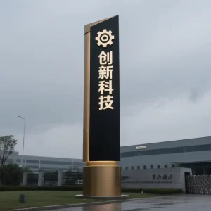 Advertising Sign Light Boxes Modern Double sided Design Lighting Wayfinding Signs LED Lighting